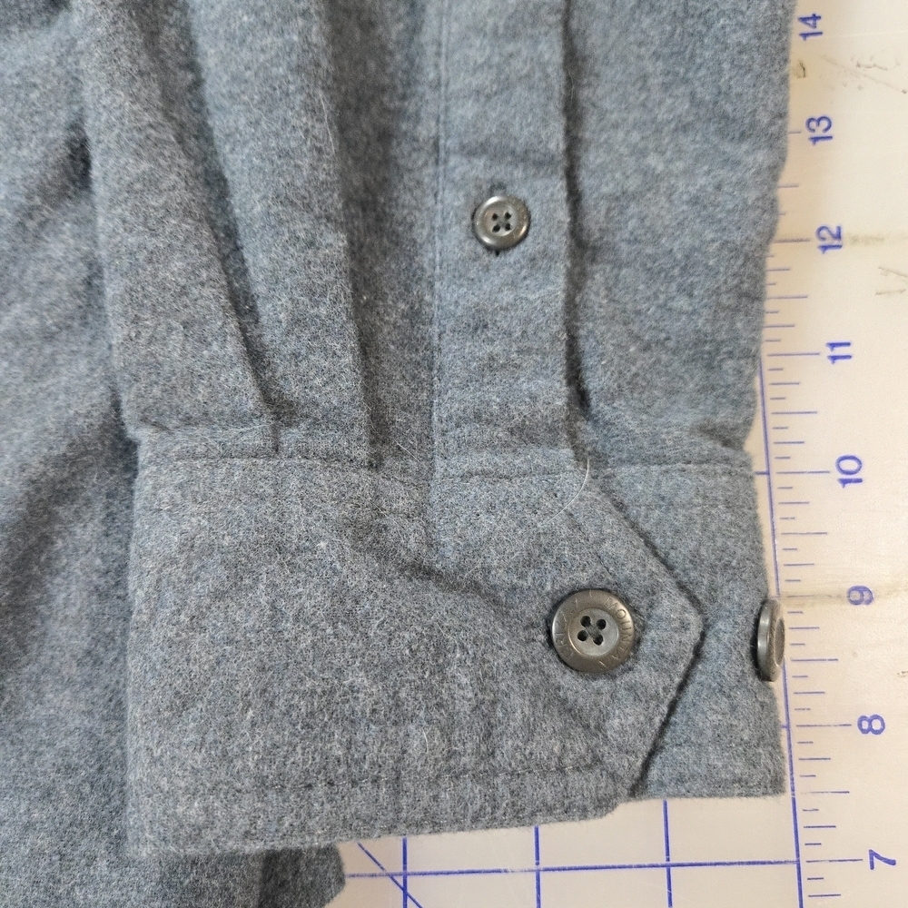 Grizzly Mountain Mens Long Sleeve Chamois Flannel Outdoor Rugged Button Up M - Picture 3 of 10
